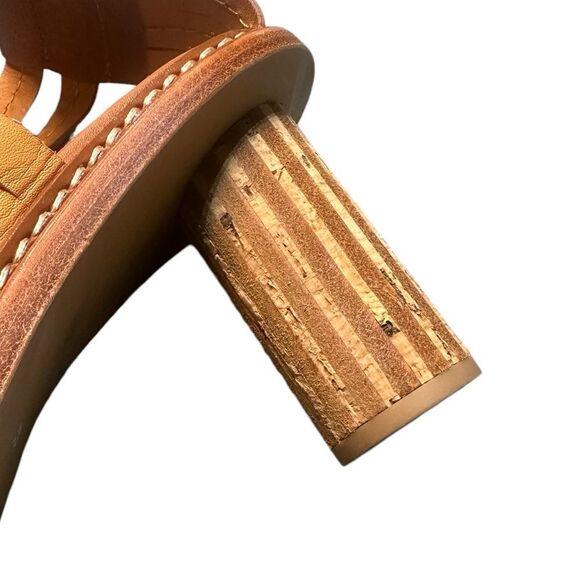 ULLA JOHNSON Meerkat Madeira Twisted Contrast High Heel Sandals EU 38 / US 8 - Picture 10 of 14